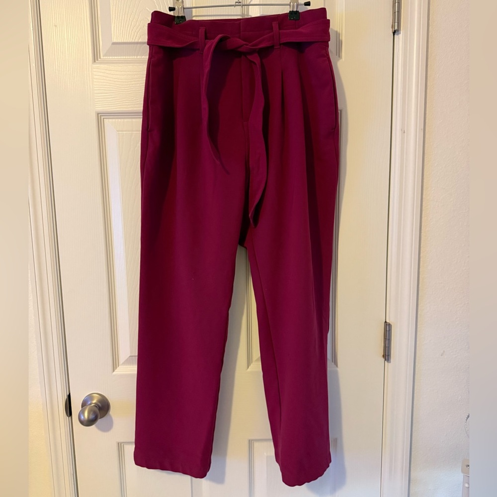 Ann Taylor High Waisted Paperbag Pant
